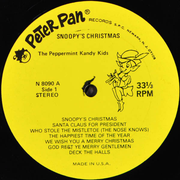 The Peppermint Kandy Kids : Snoopy's Christmas (LP)