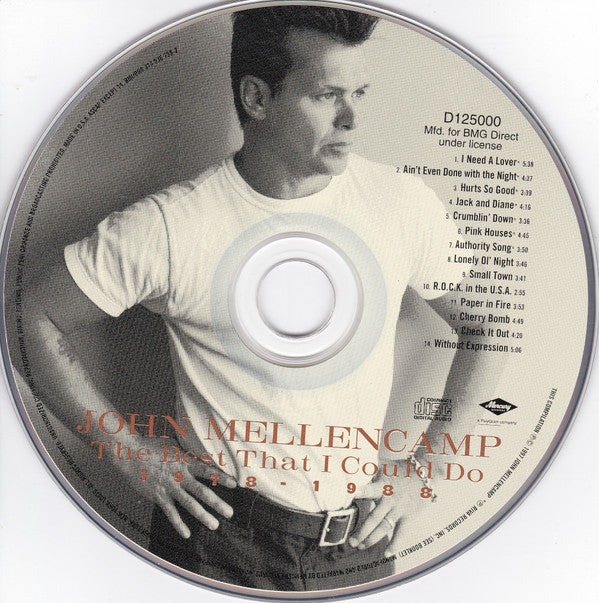 John Mellencamp* : The Best That I Could Do (1978-1988) (CD, Comp, Club, PMD)