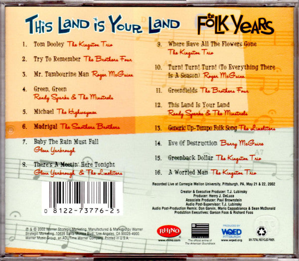 Various : This Land Is Your Land (CD, Album)