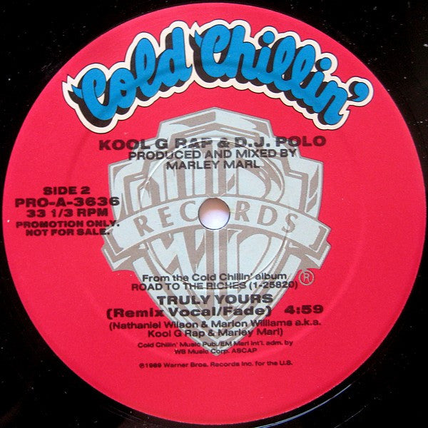 Kool G Rap & D.J. Polo : Truly Yours (Remix) (12", Promo)