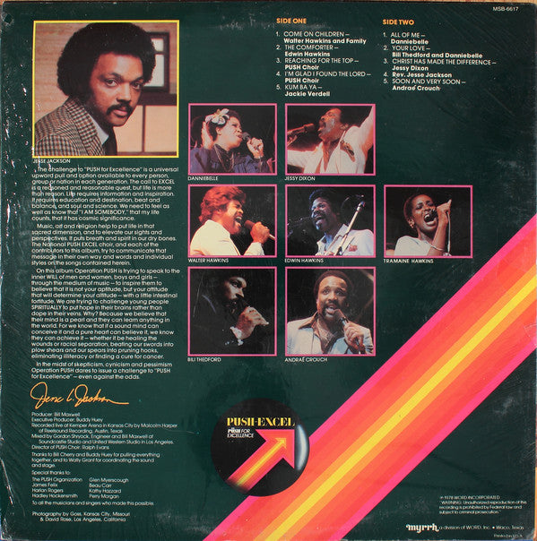 Various : Push For Excellence (LP, Album)