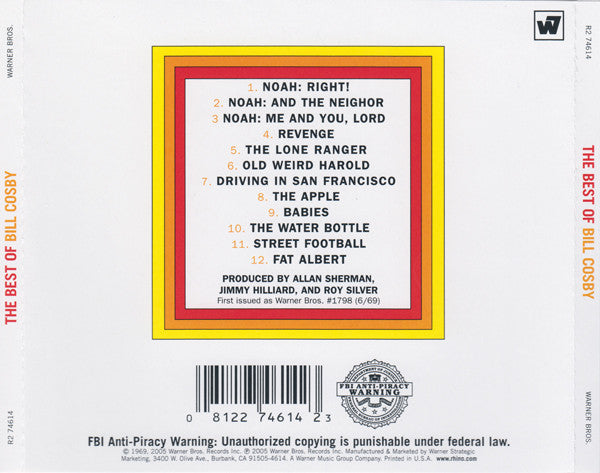 Bill Cosby : The Best Of Bill Cosby (CD, Comp, RE)