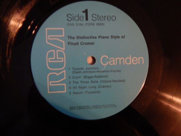 Floyd Cramer : The Distinctive Piano Style Of Floyd Cramer (LP, RE)