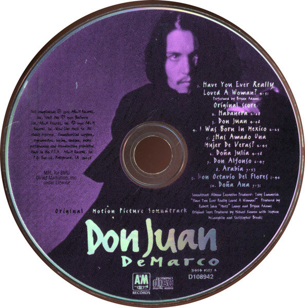 Michael Kamen : Don Juan DeMarco (Original Motion Picture Soundtrack) (CD, Comp, Club)