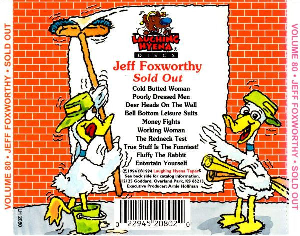 Jeff Foxworthy : Sold Out (Volume 80) (CD, Album)