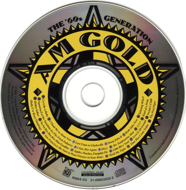 Various : AM Gold - The '60s Generation (CD, Comp)