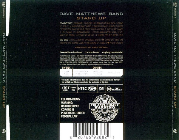 Dave Matthews Band : Stand Up (Hybrid, DualDisc, Album)