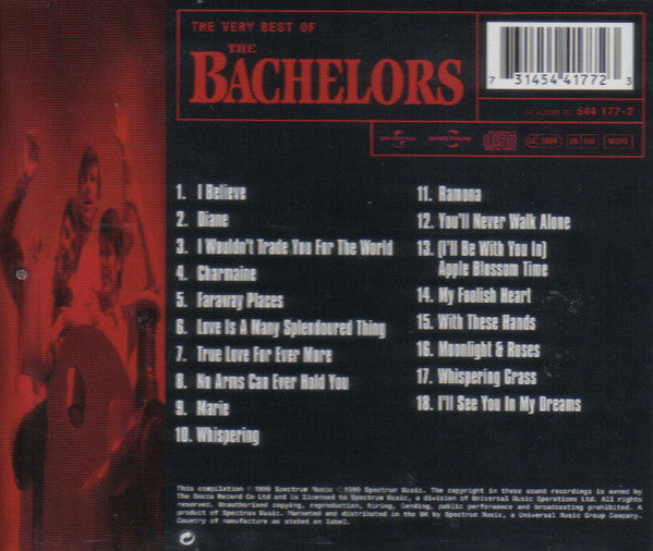 The Bachelors : The Very Best Of The Bachelors (CD, Comp, RE)