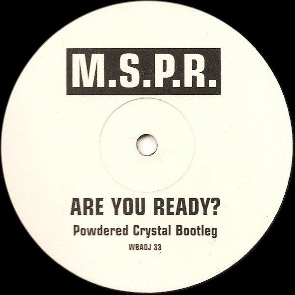 M.S.P.R. : Are You Ready? / Inner City (12", Promo)