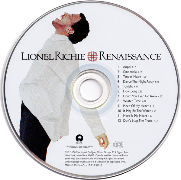 Lionel Richie : Renaissance (CD, Album)