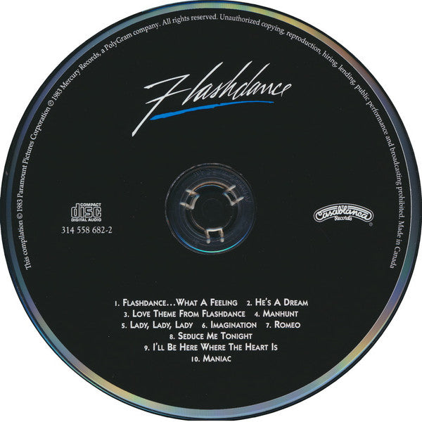 Various : Flashdance (Original Soundtrack From The Motion Picture) (CD, Album, RM)
