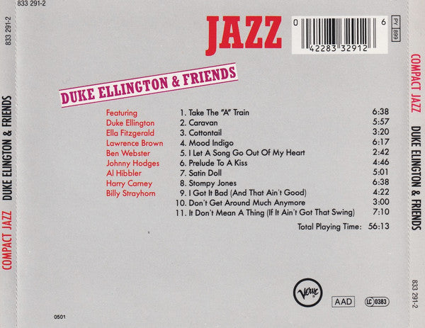 Duke Ellington & Friends : Duke Ellington & Friends (CD, Album, Comp)