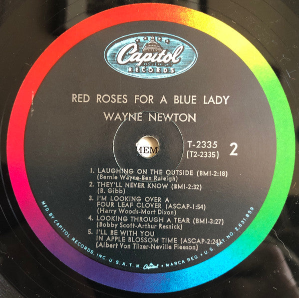 Wayne Newton : Red Roses For A Blue Lady (LP, Album, Mono, Jac)