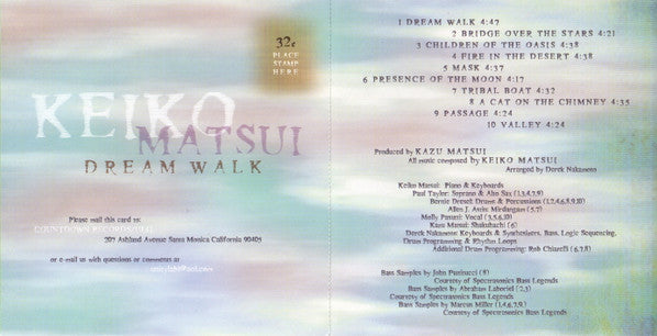 Keiko Matsui : Dream Walk (CD, Album, Enh)