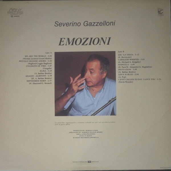 Severino Gazzelloni : Emozioni (LP, Album)