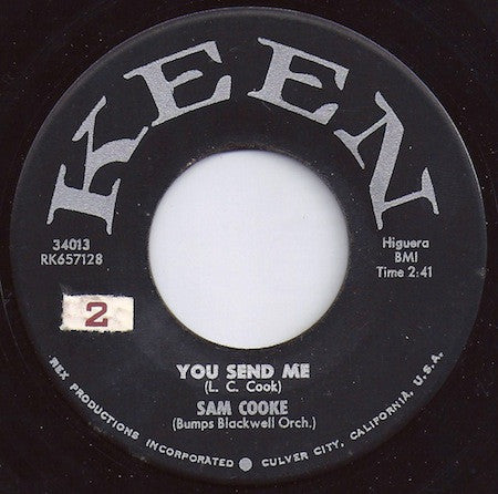 Sam Cooke : You Send Me (7", Single, Ind)