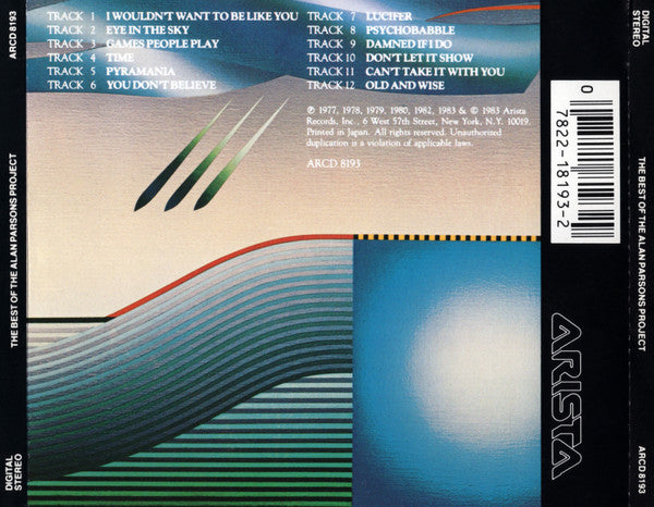 The Alan Parsons Project : The Best Of The Alan Parsons Project (CD, Comp, RM)