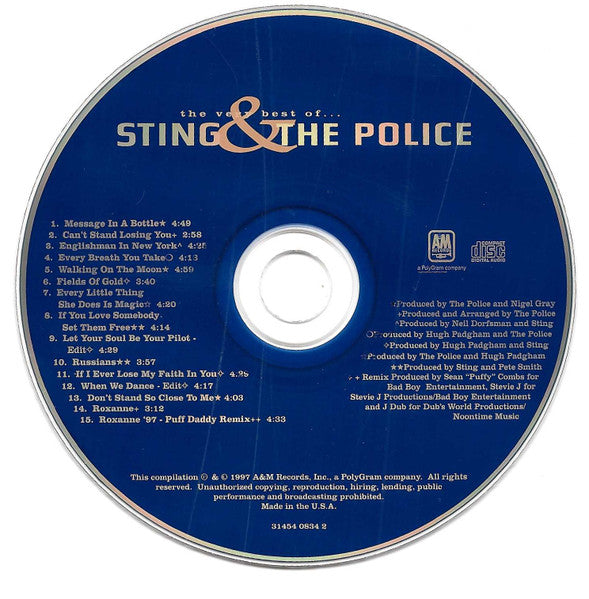 Sting & The Police : The Very Best Of...Sting & The Police (CD, Comp, RM, PMD)