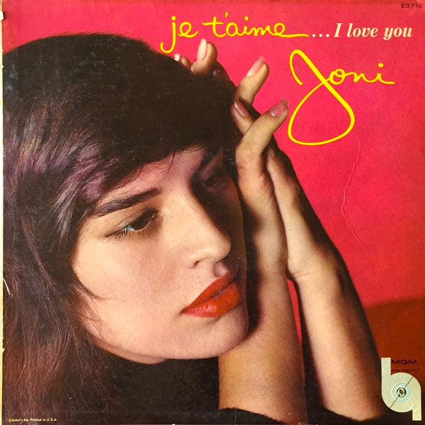 Joni* With Orchestra Conducted By David Terry* : Je T'aime... I Love You (LP, Album, Mono)