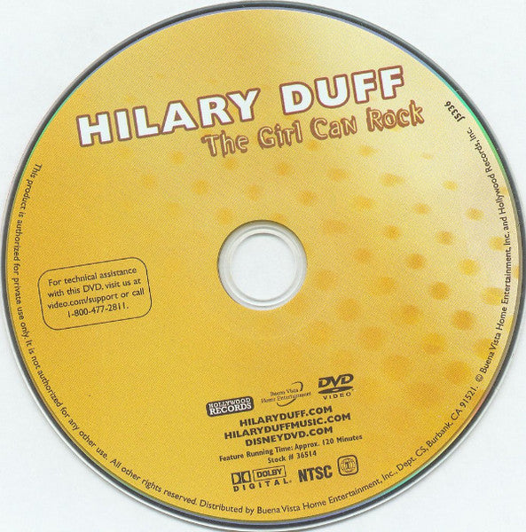 Hilary Duff : The Girl Can Rock (DVD-V, Enh, Multichannel, NTSC)