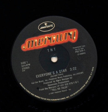 TNT (15) : Everyone's A Star (12", Single, Promo)