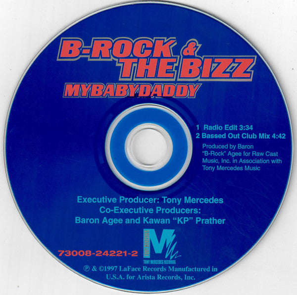 B-Rock & The Bizz : MyBabyDaddy (CD, Single, Car)