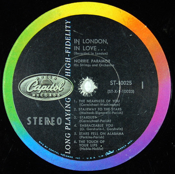 Norrie Paramor His Strings And Orchestra : In London, In Love (LP, RE)