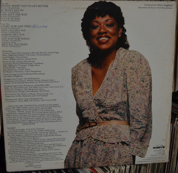 Genobia Jeter : Things 'Have' Got To Get Better (LP)