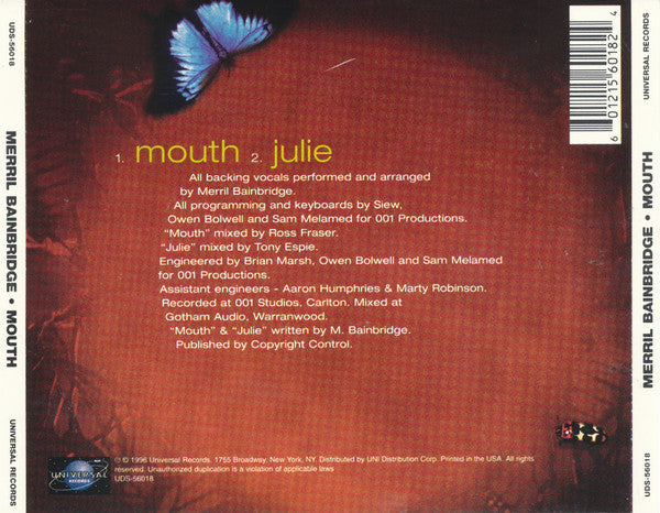 Merril Bainbridge : Mouth (CD, Single)