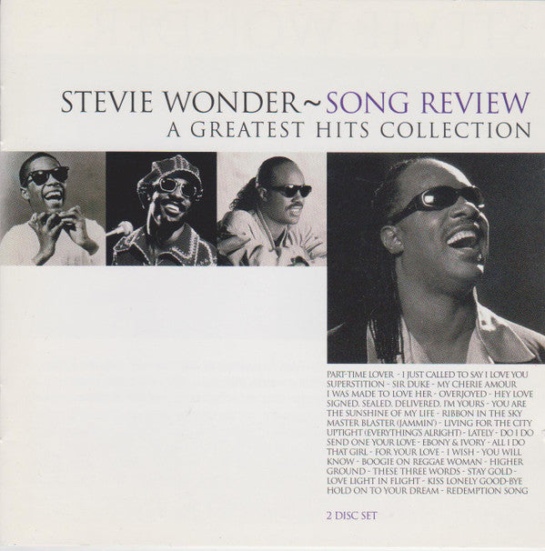 Stevie Wonder : Song Review - A Greatest Hits Collection (2xCD, Comp, Club, BMG)