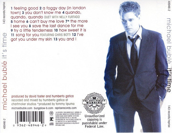 Michael Bublé : It's Time (CD, Album)