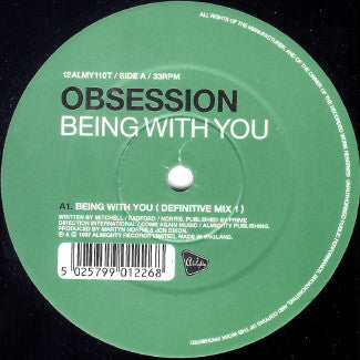 Obsession : Being With You / Can You Feel It (12")