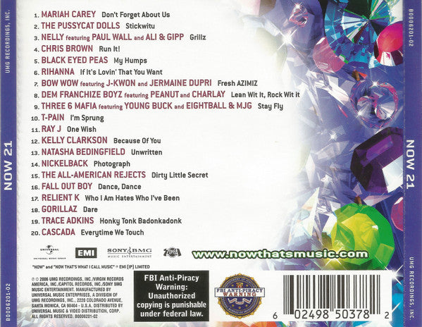 Various : Now That's What I Call Music! 21 (CD, Comp)