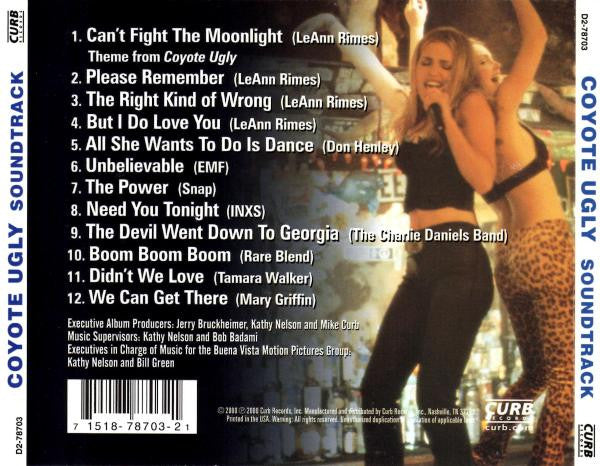 Various : Coyote Ugly (Soundtrack) (CD, Comp, WMO)