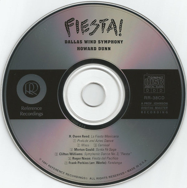 Dallas Wind Symphony, Howard Dunn : Fiesta! (CD)