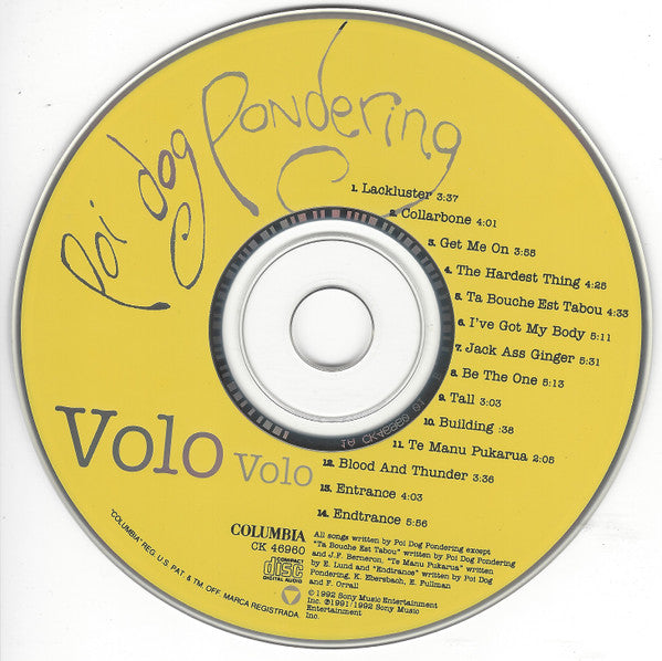 Poi Dog Pondering : Volo Volo (CD, Album)