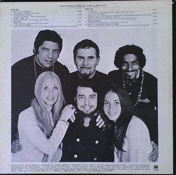 Sergio Mendes & Brasil '66* : Ye-Me-Le (LP, Album)