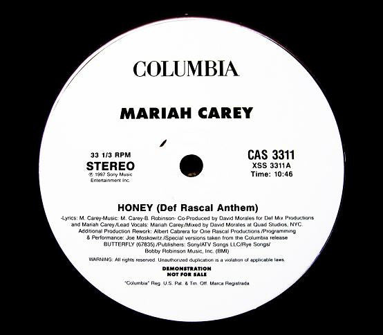 Mariah Carey : Honey (12", Promo)