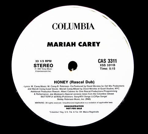 Mariah Carey : Honey (12", Promo)