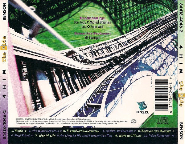 4Him : The Ride (CD, Album)