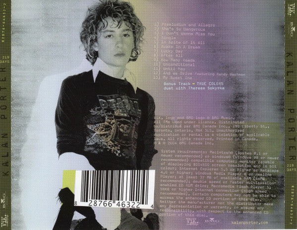 Kalan Porter : 219 Days (CD, Album, Copy Prot.)