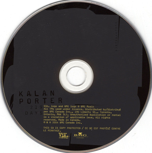 Kalan Porter : 219 Days (CD, Album, Copy Prot.)