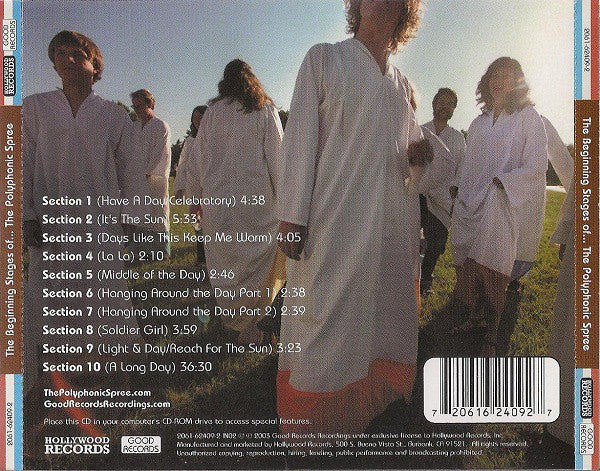 The Polyphonic Spree : The Beginning Stages Of... (CD, Album, Enh)