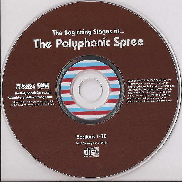 The Polyphonic Spree : The Beginning Stages Of... (CD, Album, Enh)