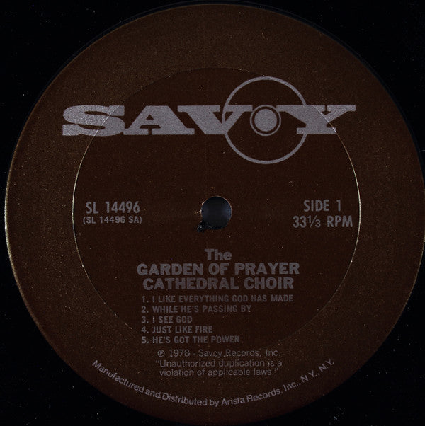 Bishop Billy Robinson And The Garden Of Prayer Cathedral Choir : I Can Feel God (LP)