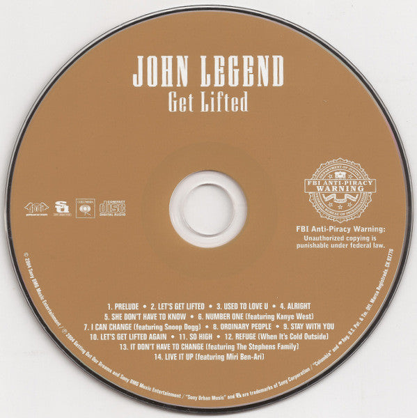 Buy John Legend : Get Lifted (CD, Album) Online for a great price