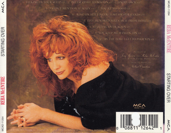 Reba McEntire : Starting Over (CD, Album)