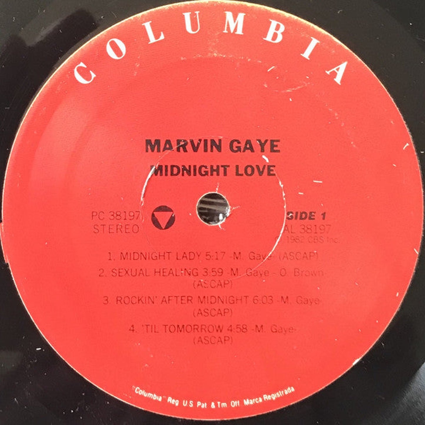 Marvin Gaye - Midnight Love (LP, Album, RE)