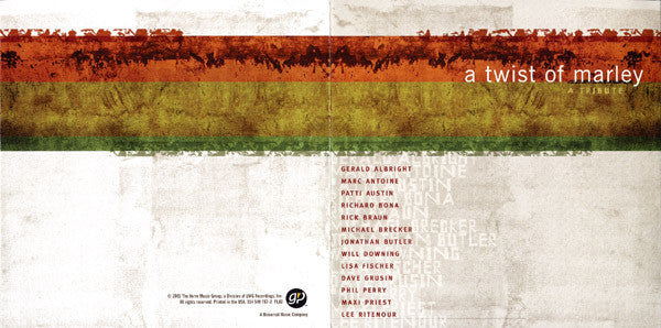 Various : A Twist Of Marley (CD, Album, PMD)