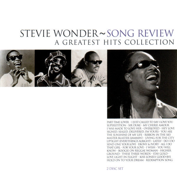 Stevie Wonder : Song Review - A Greatest Hits Collection (2xCD, Comp, Club, CRC)